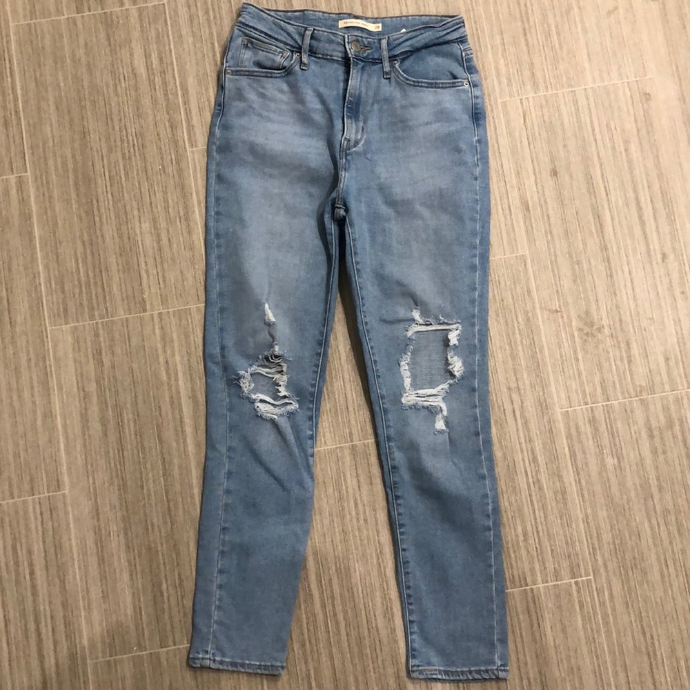 Levi high rise jeans